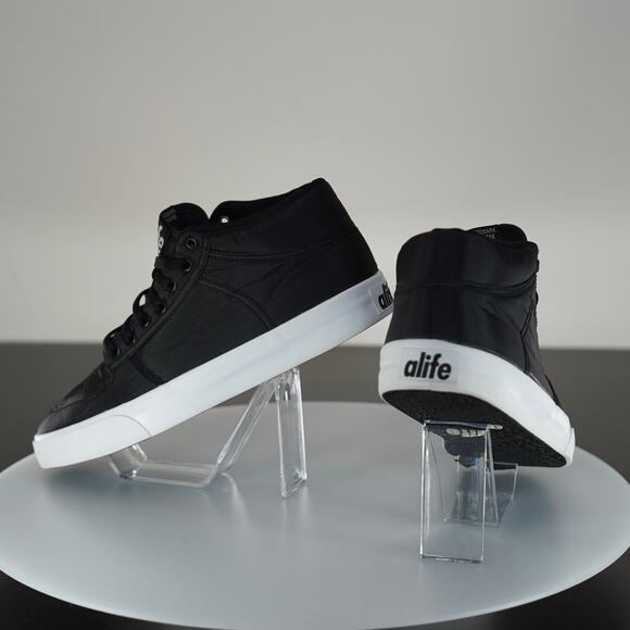 Alife Everybody Mid Nylon Black/White - Men's Size 12 - Picture 7 of 9